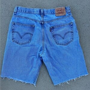(SOLD) Levi's Blue Denim Cutoff Shorts